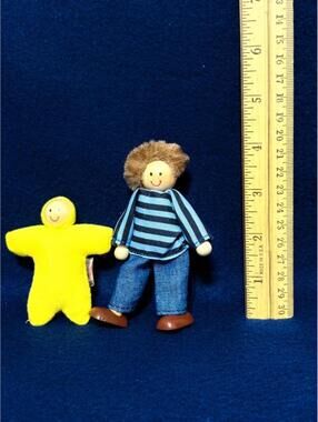 Melissa & Doug Wooden Doll - Set Of 2